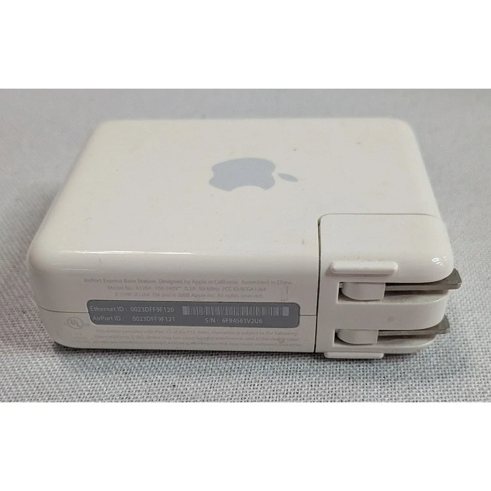 Apple AirPort Express Base Station A1264 White Good 802.11n Wi-Fi Router AirPlay